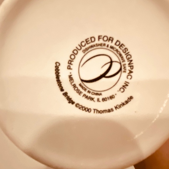 THOMAS KINKADE Lot of 4 Christmas Coffee Mugs EUC 1992-2003 - Picture 13 of 16